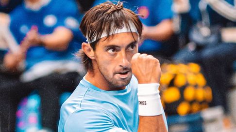 Tirante le había dado el primer punto a la Argentina en la serie de Copa Davis. Tirante le había dado el primer punto a la Argentina en la serie de Copa Davis.