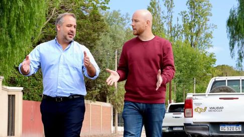 El intendente Matías Stevanato (Maipú) y Esteban Allasino (Luján de Cuyo). El intendente Matías Stevanato (Maipú) y Esteban Allasino (Luján de Cuyo).