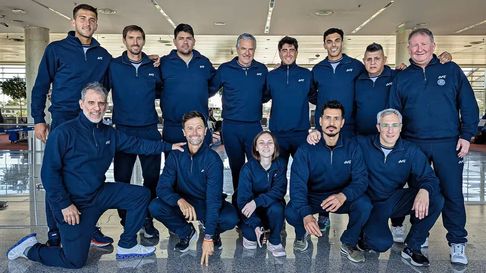 La delegación Argentina de Copa Davis ya se entrena en Países Bajos La delegación Argentina de Copa Davis ya se entrena en Países Bajos