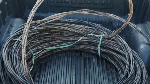 Otro episodio de robo de cables en Palmira. Otro episodio de robo de cables en Palmira.