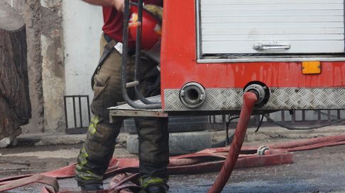 Incendio en una casa de Tunuyán. Imagen ilustrativa. Incendio en una casa de Tunuyán. Imagen ilustrativa.