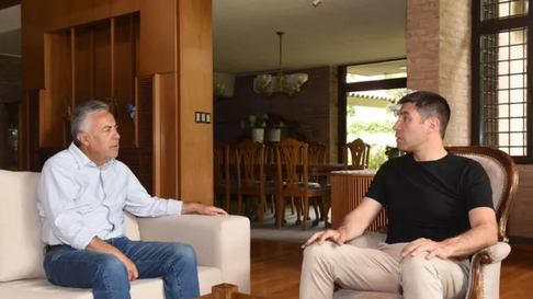 El gobernador Alfredo Cornejo y Facundo Correa Llano, referente de La Libertad Avanza. El gobernador Alfredo Cornejo y Facundo Correa Llano, referente de La Libertad Avanza.