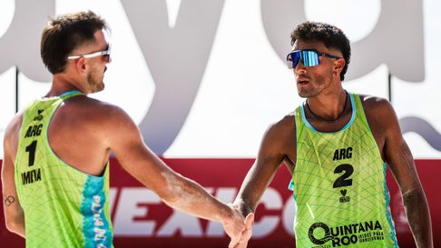 Maciel-Bueno, esperanza mendocina de beach voley. Maciel-Bueno, esperanza mendocina de beach voley.