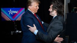Donald Trump respaldó a Javier Milei.