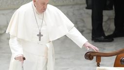El Papa Francisco mandó un mensaje grabado a sus fieles
