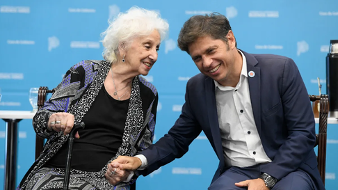 Kicillof destina fondos a Abuelas de Plaza de Mayo Kicillof destina fondos a Abuelas de Plaza de Mayo
