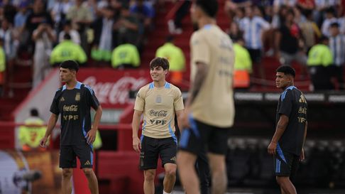 Benjamín Domínguez jugó todos los minutos en el amistoso de la Selección Argentina Benjamín Domínguez jugó todos los minutos en el amistoso de la Selección Argentina