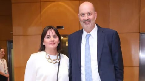 Federico Sturzenegger y su esposa. Federico Sturzenegger y su esposa.