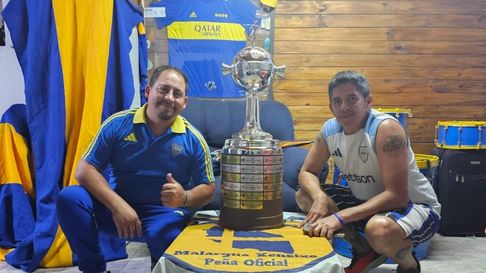 La peña de Boca en el sur es quien organizó el evento. La peña de Boca en el sur es quien organizó el evento.