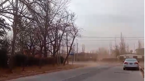 El viento zonda se sintió con fuerza en el Sur mendocino. El viento zonda se sintió con fuerza en el Sur mendocino.