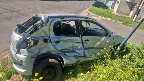 pelea, fuerte choque e intento de fuga en la plata pelea, fuerte choque e intento de fuga en la plata