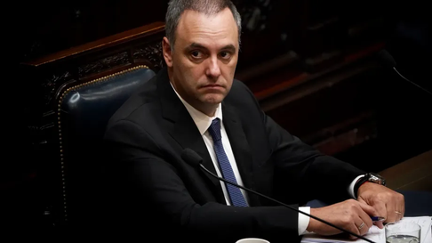 Manuel Adorni, jefe de Gabinete. Manuel Adorni, jefe de Gabinete.