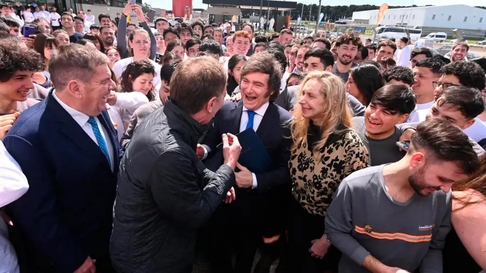 Javier Milei, doblete en Mar del Plata Javier Milei, doblete en Mar del Plata
