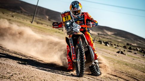 Luciano Benavides tuvo una buena primera etapa del Rally Dakar. Luciano Benavides tuvo una buena primera etapa del Rally Dakar.