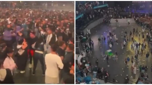 Batalla campal en recital en Colombia Batalla campal en recital en Colombia