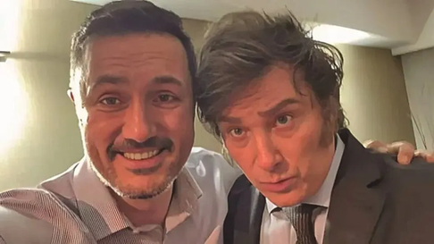 Luis Petri y Javier Milei. El presidente enfrenta una imagen negativa del 69,8% en Mendoza, según Santiago Alé. Luis Petri y Javier Milei. El presidente enfrenta una imagen negativa del 69,8% en Mendoza, según Santiago Alé.