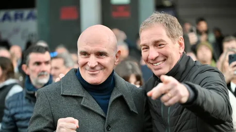 Diego Santilli durante la campaña con José Luis Espert, semanas antes del escándalo. Diego Santilli durante la campaña con José Luis Espert, semanas antes del escándalo.