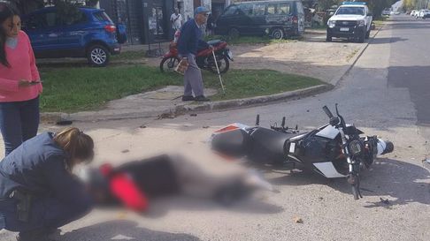 Murió el motociclista que había sido atropellado en San Carlos. Murió el motociclista que había sido atropellado en San Carlos.