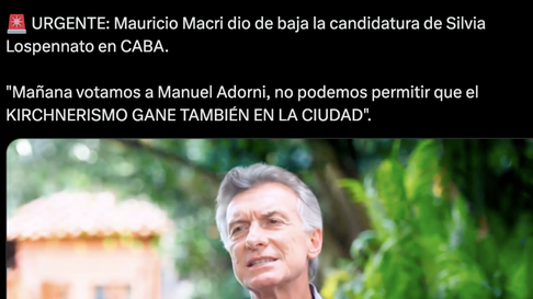 El video fake fue difundido en cuentas atribuídas a Santiago Caputo. El video fake fue difundido en cuentas atribuídas a Santiago Caputo.