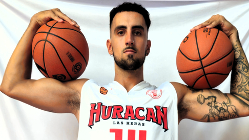 Lucas Núñez, figura de Huracán Las Heras. Lucas Núñez, figura de Huracán Las Heras.