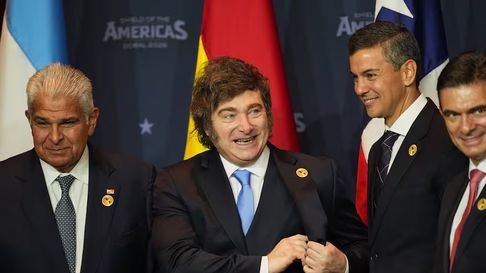 Javier Milei en el Escudo de las Américas Javier Milei en el Escudo de las Américas