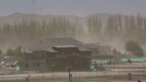 Clases suspendidas por ráfagas de viento en Malargüe Clases suspendidas por ráfagas de viento en Malargüe