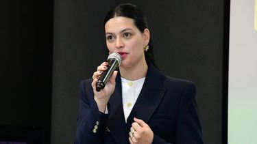 Flor Destéfanis, intedenta de Santa Rosa. Flor Destéfanis, intedenta de Santa Rosa.