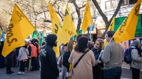 El gremio de los trabajadores de la salud cuestionó a los diputados que votaron por la reforma del Estatuto que impulsa Cornejo. El gremio de los trabajadores de la salud cuestionó a los diputados que votaron por la reforma del Estatuto que impulsa Cornejo.