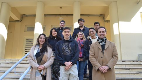 Parte del equipo de la UNLP que participa del proyecto Parte del equipo de la UNLP que participa del proyecto