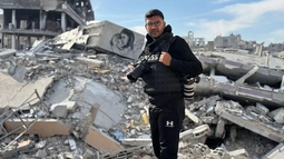 Bashar Taleb, fotoperiodista de AFP, corresponsal en Gaza.&nbsp;