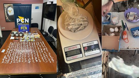 Se secuestraron cientos de envoltorios de cocaína en el Campo Papa. Se secuestraron cientos de envoltorios de cocaína en el Campo Papa.