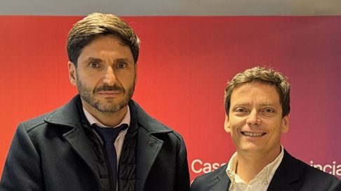 El platense Pablo Nicoletti y Maximiliano Pullaro, Gobernador de Santa Fe El platense Pablo Nicoletti y Maximiliano Pullaro, Gobernador de Santa Fe