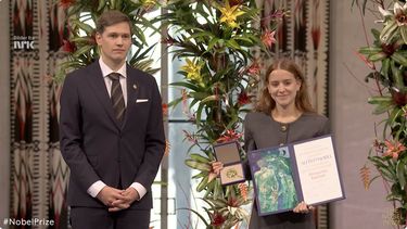 La hija de María Corina Machado recibió el Premio Nobel de la Paz.&nbsp;