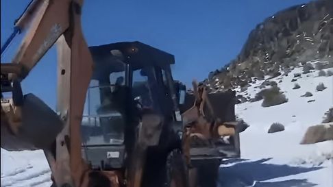 por la nieve acumulada, una familia de puesteros de malargüe tuvo que ser rescatada por la nieve acumulada, una familia de puesteros de malargüe tuvo que ser rescatada