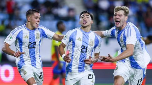 Festejan los pibes: ¡vamos al Mundial! Festejan los pibes: ¡vamos al Mundial!