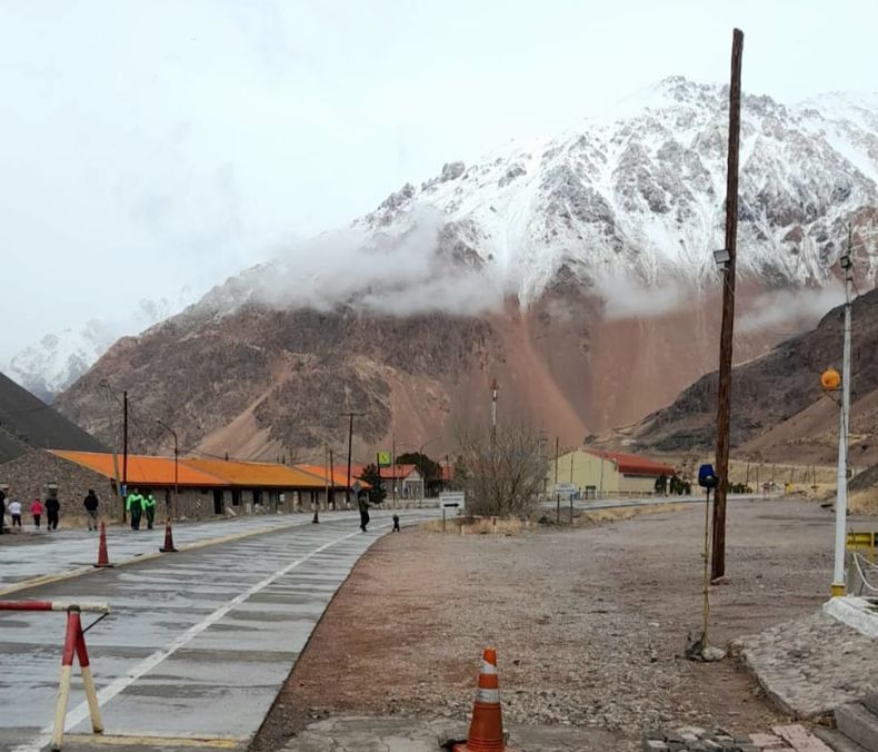 La coordinación argentina informó las condiciones climáticas para cruzar a Chile. La coordinación argentina informó las condiciones climáticas para cruzar a Chile.