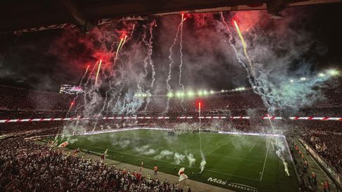River avanza con una nueva obra en el Monumental. River avanza con una nueva obra en el Monumental.