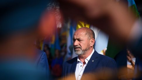 Mario Secco salió con los tapones de punta Mario Secco salió con los tapones de punta