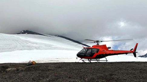 El operativo rescate implicó varias horas de vuelo sobre el cerro Punta Negra. Imagen ilustrativa. El operativo rescate implicó varias horas de vuelo sobre el cerro Punta Negra. Imagen ilustrativa.