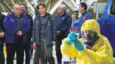 Operativo en el Complejo Los Libertadores. Operativo en el Complejo Los Libertadores.