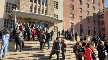 Familias damnificadas en el Palacio Judicial&nbsp;