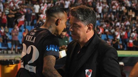 Sebastián Villa y su futuro en River. Sebastián Villa y su futuro en River.