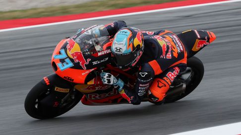 Valentín Perrone marcó la pole en Moto3. Valentín Perrone marcó la pole en Moto3.