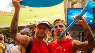 Renzo y Facundo Gollano fueron capturados en una de las protestas contra San Jorge en el KM0.&nbsp;