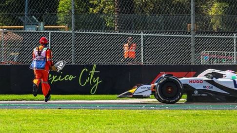 La situación que revisó la FIA. La situación que revisó la FIA.