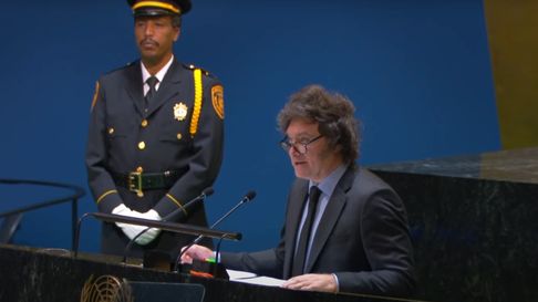 Javier Milei habla antre los representantes de 193 países Javier Milei habla antre los representantes de 193 países