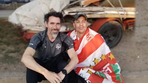 Eduardo Domínguez realizó la peregrinación a Luján junto a miles de fieles Eduardo Domínguez realizó la peregrinación a Luján junto a miles de fieles