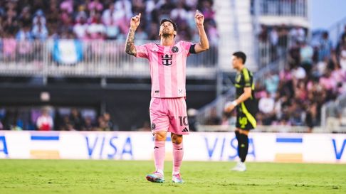 Lionel Messi marcó un doblete en la goleada del Inter Miami. Lionel Messi marcó un doblete en la goleada del Inter Miami.