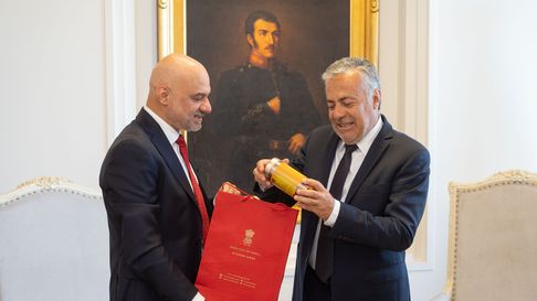 Embajador indio visitó Mendoza Embajador indio visitó Mendoza