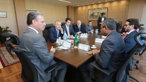 Cornejo avanza en la reactivación de la planta de potasio en el Sur mendocino. Cornejo avanza en la reactivación de la planta de potasio en el Sur mendocino.